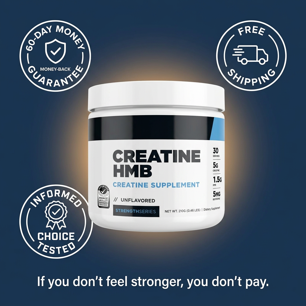 60-day money-back guarantee, free shipping, Informed Choice tested