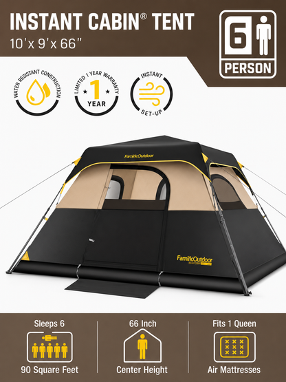TrailBase™ Instant Pop-Up Family Camping Tent