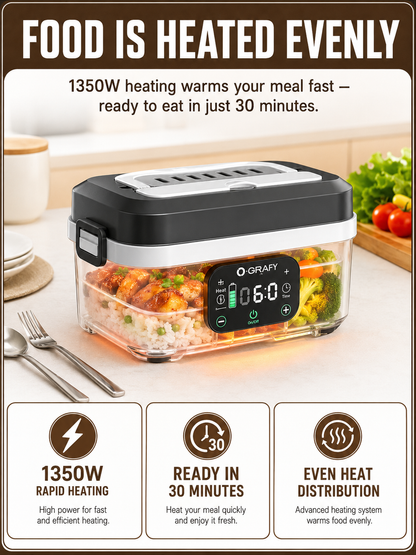 TrailHeat™ Rechargeable Heated Lunch Box