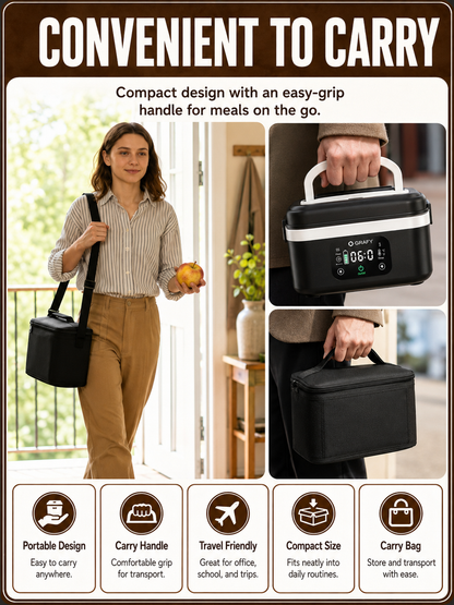 TrailHeat™ Rechargeable Heated Lunch Box
