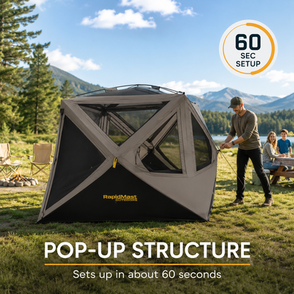 TrailBase Pro™ Instant Pop-Up Family Camping Tent