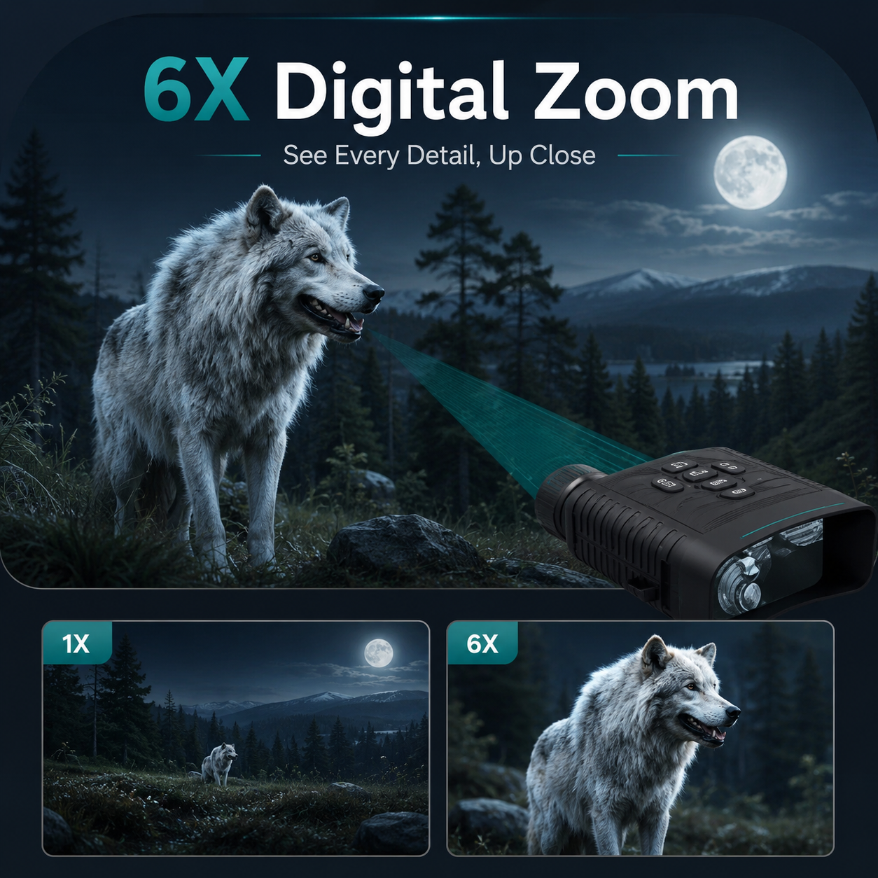 TrailSight™ 2.5K Digital Night Vision Binoculars