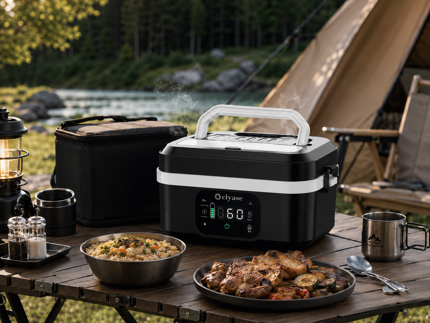 TrailHeat™ Rechargeable Heated Lunch Box