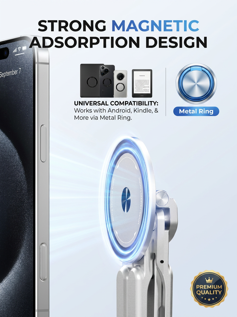 VertexMount™ 3-in-1 Foldable Tripod Stand